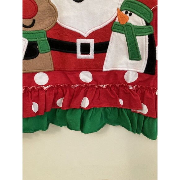 Counting Daisies Girls Christmas Dress - Picture 4 of 12